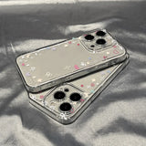 Yeknu  Clear Phone Case For iPhone 16e Case iPhone 13 15 11 14 12 16 17 Pro Max 8 7 Plus XR XS SE Cartoon Pattern Shockproof Soft Cover