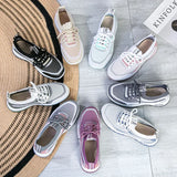 Yeknu  Cross-border spring and autumn new women's shoes sports flying woven mesh light mouth light casual comfortable