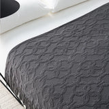 Yeknu  Nordic Knit Bed Runner  Soft Textile Bed Flag & Sofa Decorative Throw for Home Styling & Cozy Accent