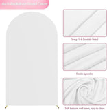 Yeknu  Custom 2-Sided Racing Theme Black White Two Fast Kids Birthday Party Baby Shower Cover Chiara Arch Decor Backdrop Photo