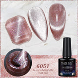 Yeknu  Transparent Cat Eye Gel Nail Polish 10ml UV Nail Art Semi Permanent Lakiery Hybrydowe Magnet SPAR Lacquer Gel Vernis Soak