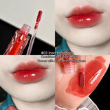Yeknu  Lip Gloss Long-lasting Moisturizing Easy Halo-dyeing Waterproof Mirror Water Glass Lip Gloss Transparent Color Cosmetics