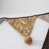 Yeknu  Nordic Style Hanging Decorations Cotton Dots Floral Garland Kids Room Accessories Home Party Wedding Wall Nursery Decor