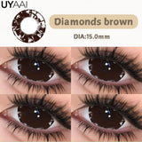 Yeknu  NEW Color Contact Lenses For Eyes Beauty Color Contact Cosmetic Beauty Natural Color Pupils Black Lens Big Eyes Green lens