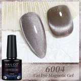 Yeknu  Transparent Cat Eye Gel Nail Polish 10ml UV Nail Art Semi Permanent Lakiery Hybrydowe Magnet SPAR Lacquer Gel Vernis Soak