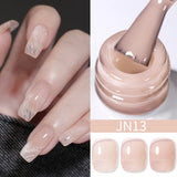 Yeknu  10ml Reinforcement Gel Nail Polish Self-leveling Gel Construction Gel Thick Base Gel Hard Painting Gel Varnishes