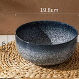 Yeknu  Japanese Lamian Noodles Bowl, Creative Household Kitchen Restaurant Supplies, Advanced Tableware Salad Fruit Soup Hat Bowls, 1Pc