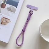 Yeknu  Adjustable Lanyard Hanging Rope Hand Wrist Strap for Mobile Cell Phone Universal Short Keychain Colorful Security Wristband