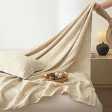 Yeknu  Luxury Cotton and Linen Bed Sheet Sets High Quality Skin Friendly Flat Sheet 2 Pillowcases for All Seasons Queen King Bedclothes