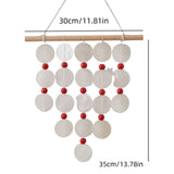 Yeknu  Handmade Shell Wind Chime Nordic Korean Style Natural Vibe Hanging Decorations Home Office Nursery Decor Photography Accessories