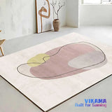 Yeknu  Scandinavian Loop Pile Rug Living Room Modern Light Luxury Coffee Table Carpet Bedroom Bedside Floor Mats Home Decoration