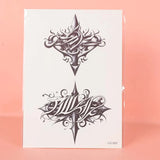 Yeknu  Rose and Thorn Waterproof Temporary Tattoo for Arm and Chest, Long-Lasting, Realistic Fake Tattoo for Men and Women