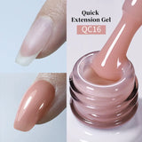 Yeknu  Jelly Transparent Gel Nail Polish Nude Pink  Color UV Soak Off Gel Varnish Jade Nail Art Gel 10ml Design Manicure