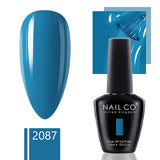 Yeknu  15ml Gel Nail Polish Semipermanente Varnishes Lacquer Esmalte Black White Color UV Lakiery Hybrydowe Vernis Gellak Polish