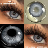 Yeknu  1Pair Blue Contact Lenses Green Eye Contacts Gray Beautiful Pupils Brown Lenses Yearly Cosmetic Colored Contact Lenses