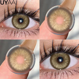 Yeknu  Color Contact Lenses Beauty Makeup Colorcon Fashion Blue Eyes Lenses Green Eyes Contact Natural Brown Lenses For Eyes