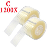 Yeknu Invisible Double Eyelid Sticker 2400PCS Lace Eye Lift Strips Self-adhesive Double Eyelid Tapes Clear Beige Eye Tapes Makeup Tool