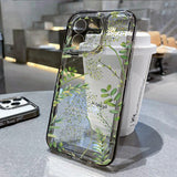 Yeknu  Abstract Plants Flower Phone Case For iPhone 16 Pro Case iPhone 13 15 14 11 12 17 Pro Max 7 8 Plus XR 16e XS SE Clear Soft Cover