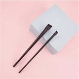 Yeknu  New 2 pieces eyebrow contour brush eyebrow eyeliner brush portable small angle eyebrow brush female makeup tool