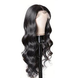 Yeknu  13x6 Body Wave Lace Front Human Hair Wigs Natural Black #4 Brown 13x4 Pre Plucked With Baby Hair For Women 200 Density