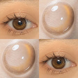 Yeknu  1 Pair Blue Eye Color Lens y2k Korean Fashion Colorcon Brown Natural Color Eye Contacts Black Lenses Green Pupils Gray Len