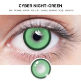 Yeknu  2pcs pupils halloween Blue Green contact lenses for Eyes Natural Colored contact lenses Prescription myopia Brown Lens