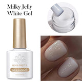 Yeknu  Gold Reflective Moonlight Gel Nail Polish Cat Magnetic Aurora Spar Glitter Semi-Permanant Varnish Nail Art Magnetic