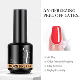 Yeknu  Rubber Base Gel Nail Polish Pink White Base Gel Top Coat Jelly Semi Transparen French Soak Off UV Nail Art Varnish