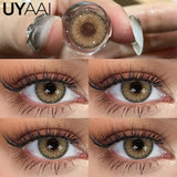 Yeknu  Color Contact Lenses Natural Contact Lens NEW Siri Series Makeup Colored Pupils Cosmetics Beauty Green Lenses Blue Pupils