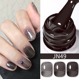 Yeknu  10ml Reinforcement Gel Nail Polish Self-leveling Gel Construction Gel Thick Base Gel Hard Painting Gel Varnishes
