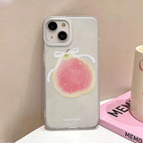 Yeknu  Flower Clear Phone Case For iPhone 16 Pro Case iPhone 13 15 17 11 12 14 Pro Max Plus 12 13 Mini Shockproof Silicone Soft Cover
