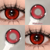 Yeknu  2PCS Halloween Myopia Contact Lenses Cosplay Colored Contact Lenses Prescription Lens Natural Pupils Eye Color Lenses
