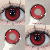 Yeknu  2pcs/pair Beauty Purple Contact Lenses for Eyes Myopia Colored Contact Lenses Natural Blue Lens Fashion Cosplay Pupils