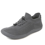 Yeknu  Outdoor large size medium tube flying woven five-finger wide-head socks breathable and non-slip men's casual shoes