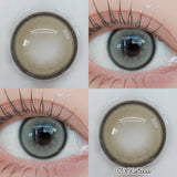 Yeknu  1 PAIR Big Brown Contact Lenses for Makeup Eyes Big Black Lenses Myopia Color Contact Lenses Belleza Pupils Grey Lenses