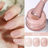 Yeknu  10ml Reinforcement Gel Nail Polish Self-leveling Gel Construction Gel Thick Base Gel Hard Painting Gel Varnishes