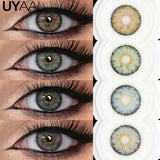 Yeknu  Siri 1 Pair Colored Pupils for Brown Color Eyes Green Color Eyes Contact  Cosmetics Natural Fashion Lenses for Makeup