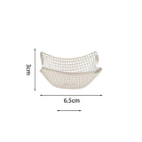 Yeknu  Korean Style Colorful Square Bowl  Retro Checkered Pattern Glass Heat-resistant material Dish Dipping Material Small Dish