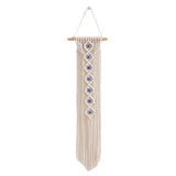 Yeknu  Handmade Macrame Tapestry Hanging Devil's Eyes Blanket Nordic Home Room Decoration Accessories Aesthetic Wall Art Decor