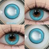 Yeknu  Blue Contact Lenses for Eyes Fashion Color Pupils Beauty Green Lenses Natural Eye Color Lenses for Myopia 1 Pair Cosplay