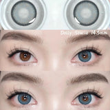 Yeknu  1 Pair Lenses Color Contact Lenses for Eyes Prescription Grey Korean Lenses Brown Natural Lenses