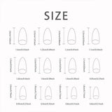 Yeknu  24-piece Long French Minimalist Flash Gold Nails with 1 Jelly Gel and 1 Nail File