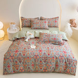 Yeknu  Spring  Plant-based Cashmere Single Quilt Cover Printed Duvet Cover Skin-friendly and Breathable Bedding 150x200 220x240