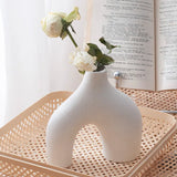 Yeknu Flower Vases Home Decor Nordic Ceramic Vase Home Decoration Accessories Office Bookshelf Decorative Flower Vase Design Original