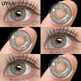 Yeknu  1 Pair Color Contact Lenses Makeup Blue Pupils Natural Brown Lenses High Quality Green Color Eye Lens Cosmetic Colorcon