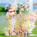 Yeknu  Large 6-sided 3-piece Storage Rack, Vase Decoration Bottle, Home Decoration, Party Decoration, Placing Cakes, Bouquets
