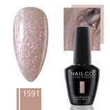 Yeknu  15ml Gel Nail Polish Semipermanente Varnishes Lacquer Esmalte Black White Color UV Lakiery Hybrydowe Vernis Gellak Polish