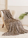 Yeknu  Fleece Throw Blanket for Couch Leopard Print Blanket for Adult Lightweight Cozy Soft Cheetah Blanket for Bed Sofa