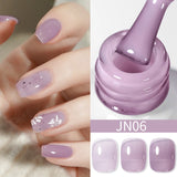 Yeknu  10ml Reinforcement Gel Nail Polish Self-leveling Gel Construction Gel Thick Base Gel Hard Painting Gel Varnishes