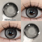 Yeknu  2pcs Myopia Color Contact Lenses for Eyes with Prescription Beauty Pupils Makeup Eye Color Lenses Fashion Blue Lenses